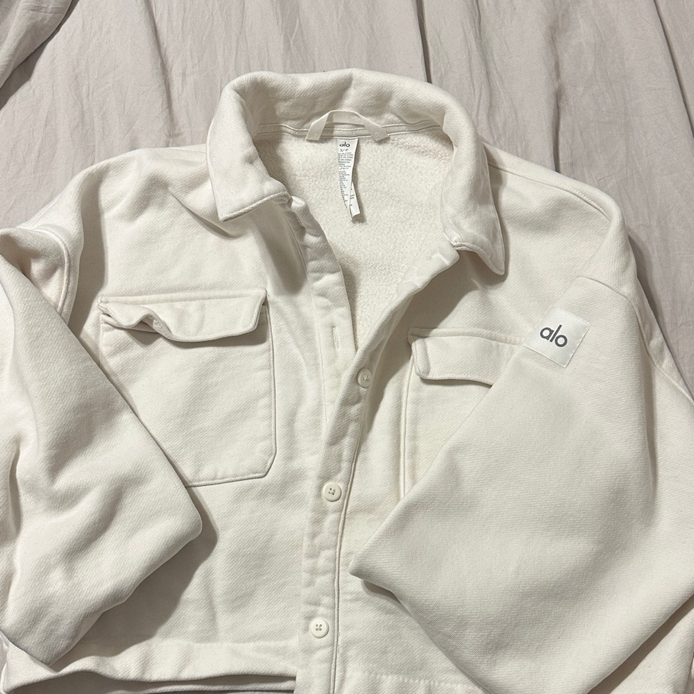 ALO Yoga Cream Jacket